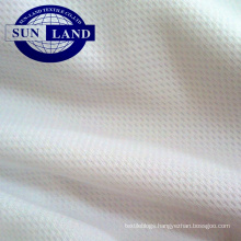 100% polyester bleached bird eye mesh fabric for printing